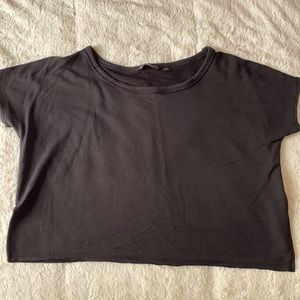 Athleta Black Boxy Shirt Size XS